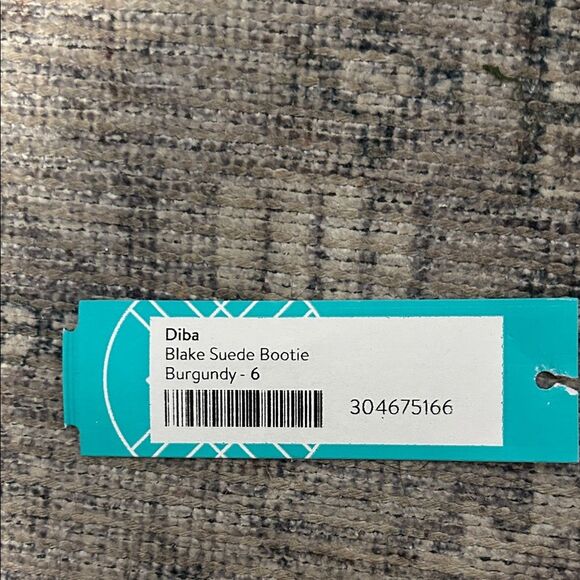 Diba Burgundy Blake Suede Booties - Picture 2 of 5